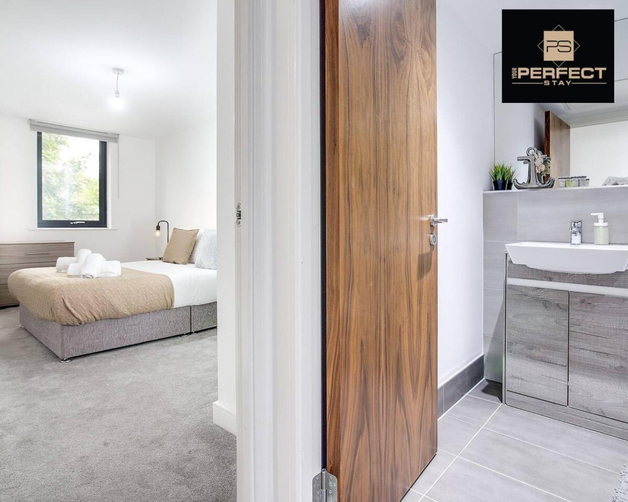 Luxe Modern Apartment By Your Perfect Stay Short Lets Birmingam Exterior foto