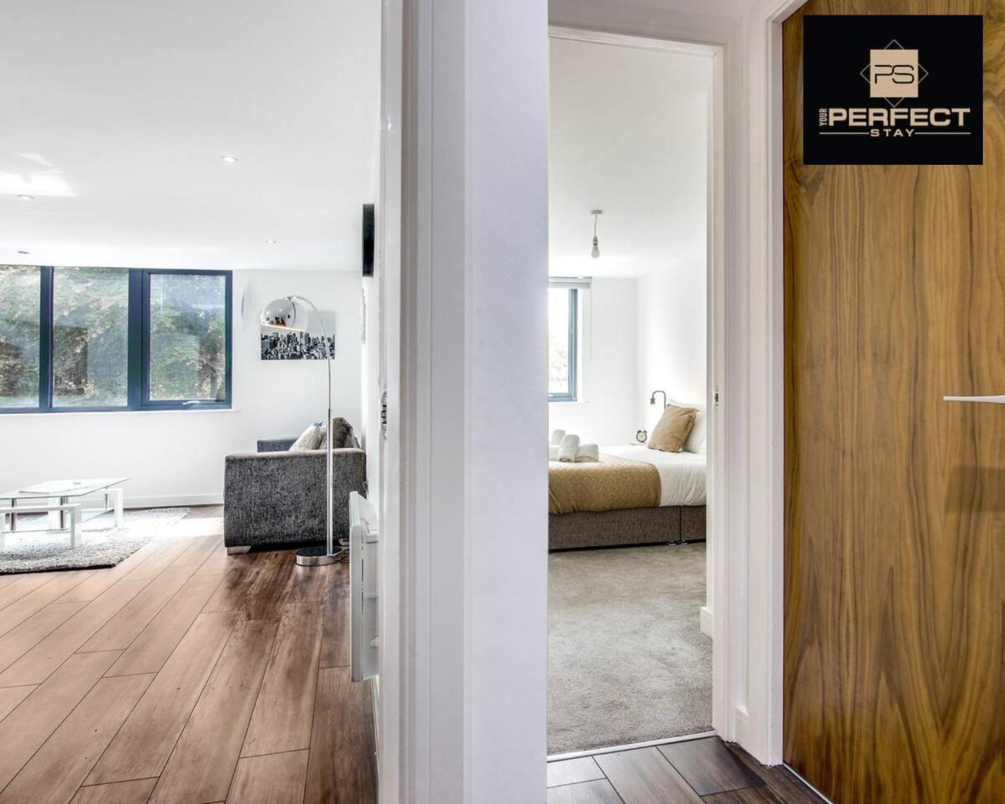 Luxe Modern Apartment By Your Perfect Stay Short Lets Birmingam Exterior foto